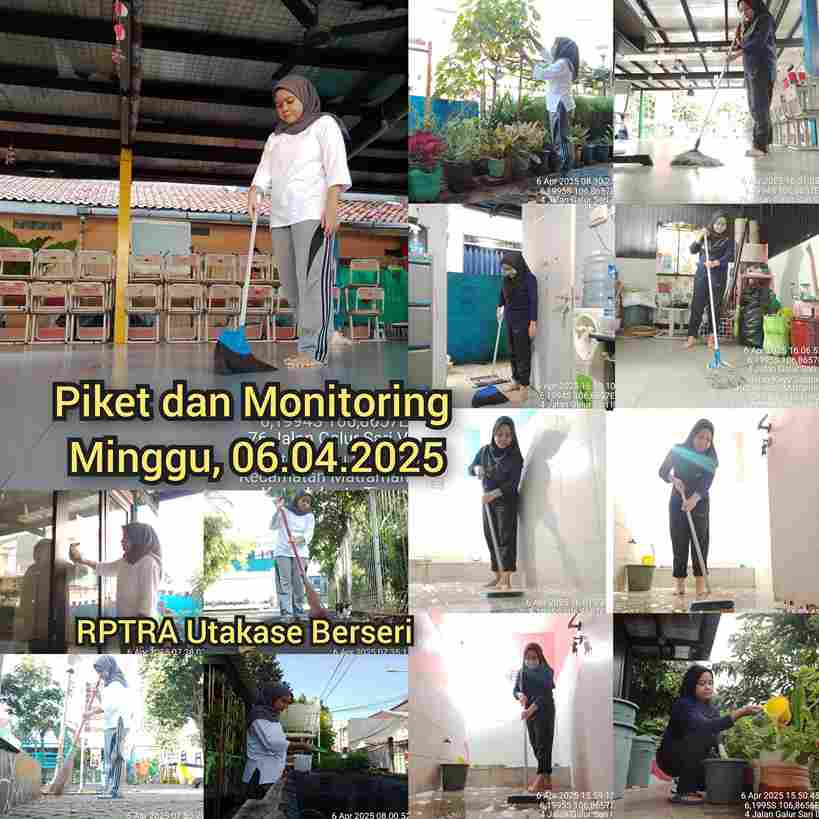 Piket pengelola Rptra