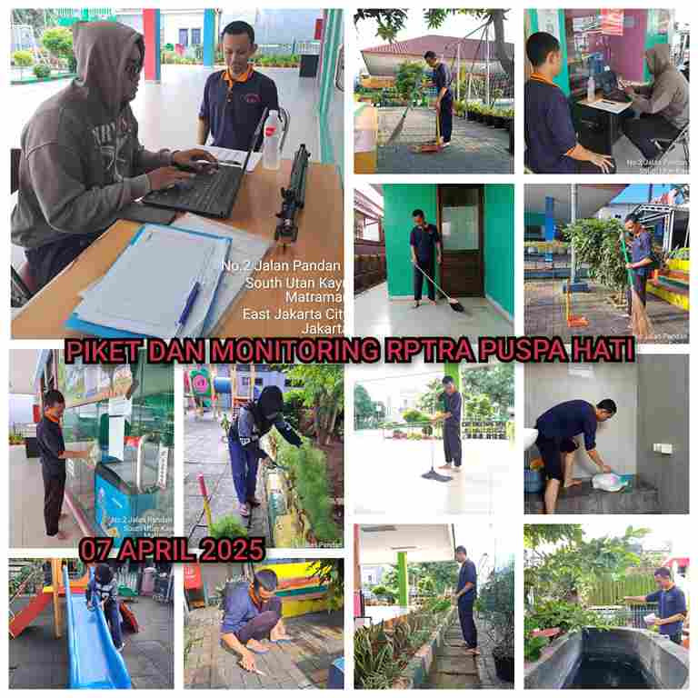 Piket pengelola Rptra