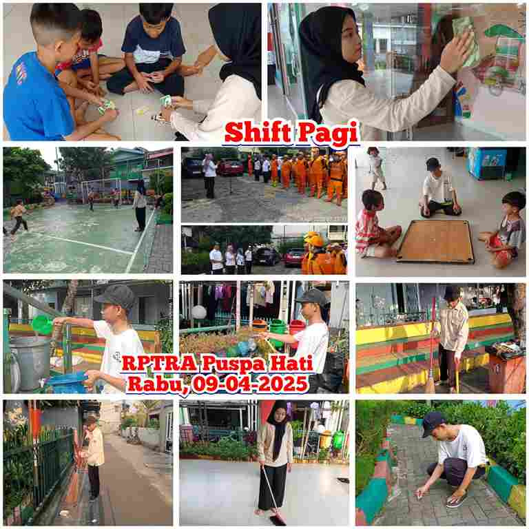 Piket pengelola Rptra