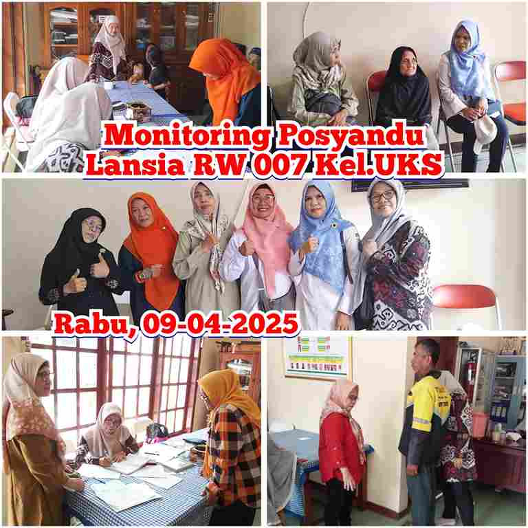 Monitoring Posyandu Lansia RW. 007