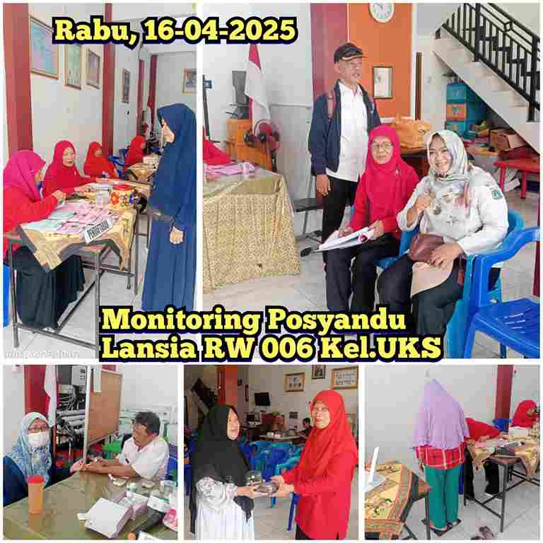 Monitoring Posyandu Lansia RW 006
