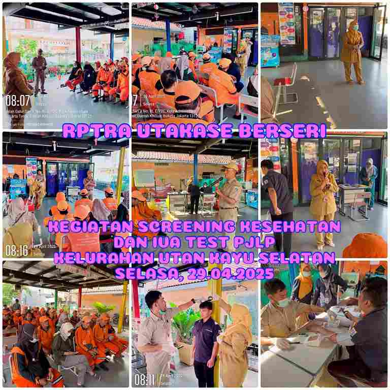 Skrining Kesehatan dan IVA Test PJLP