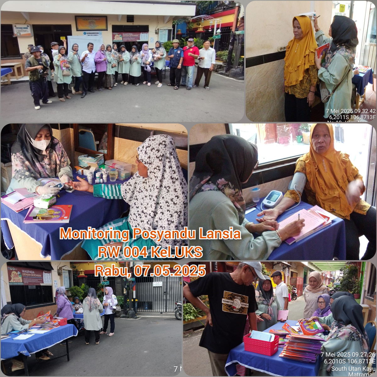 Posyandu Lansia RW 004 dan RW 011