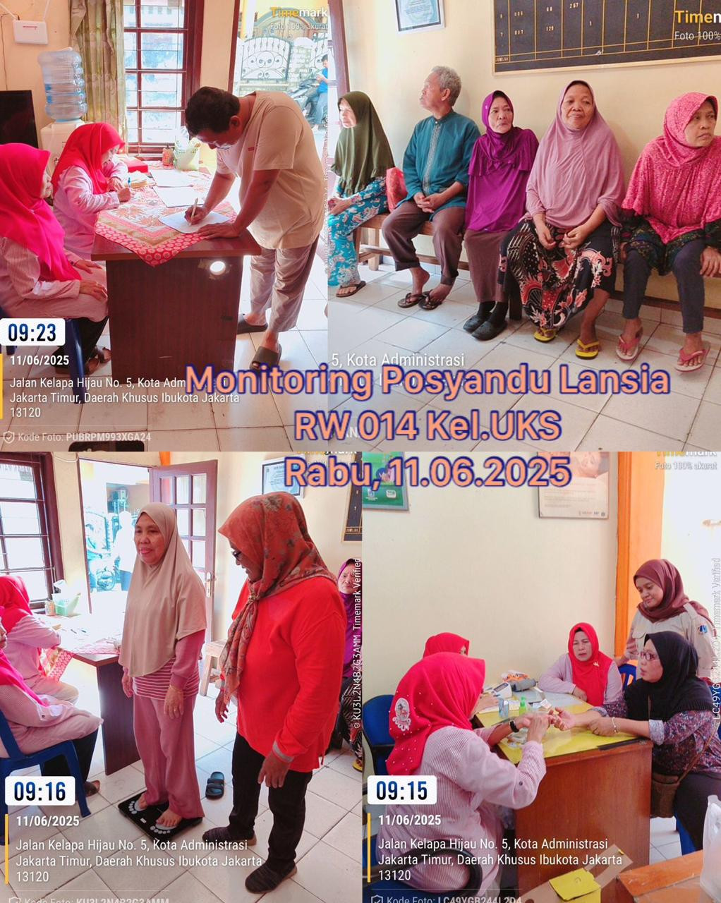 Monitoring Posyandu Lansia RW. 014