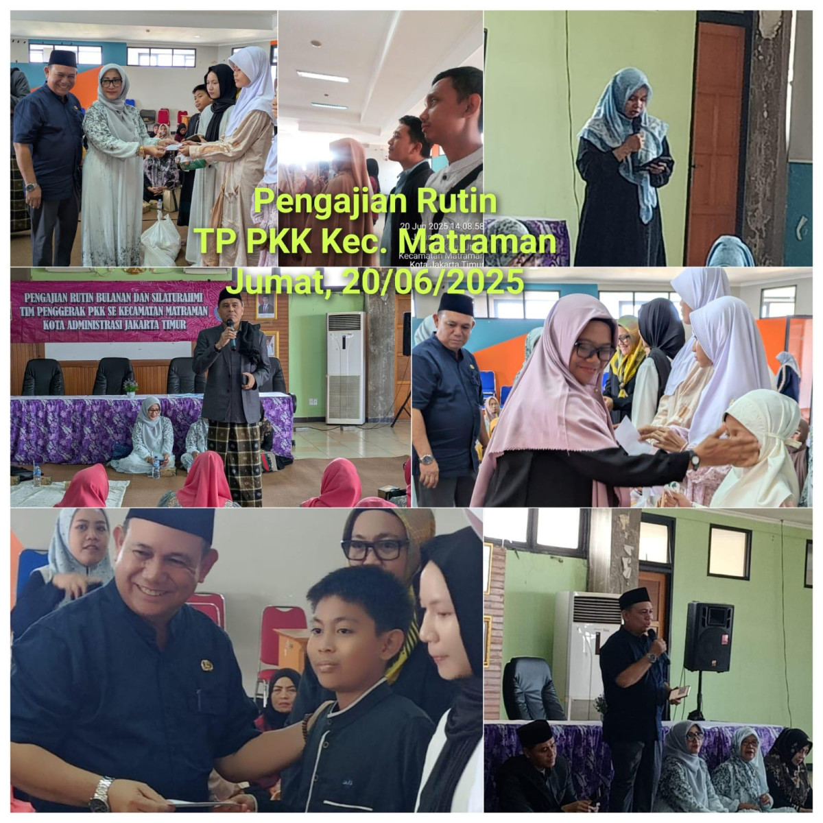 Pengajian Rutin TP PKK Kecamatan Matraman