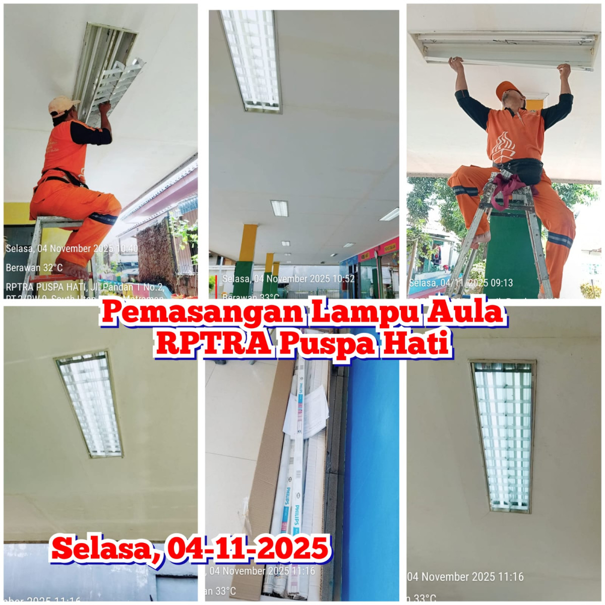 Pemasangan Lampu