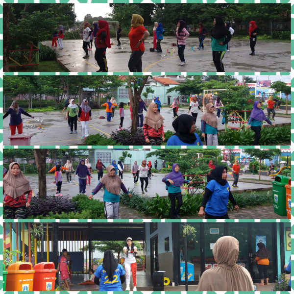 Senam sehat dari Sudin PORA