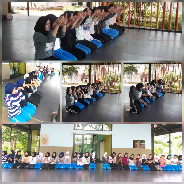 Latihan menari Saman 