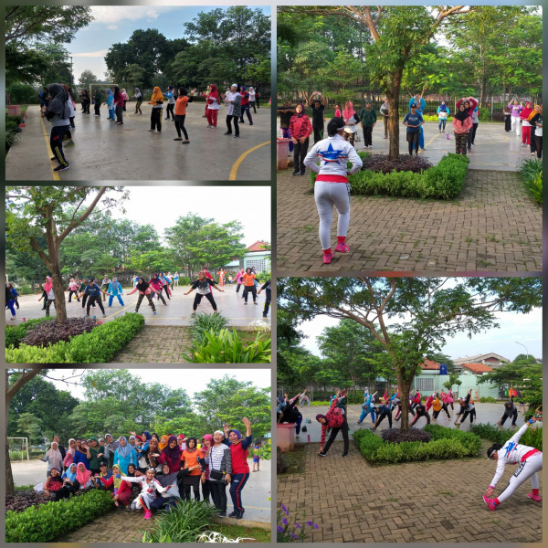 Senam sehat Sudin PORA