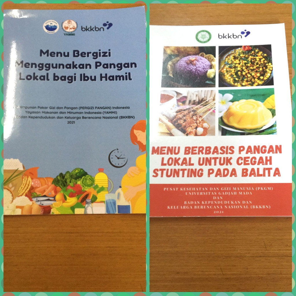 Menerima BuKu panduan menu sehat lokal dari Sudin PPAPP