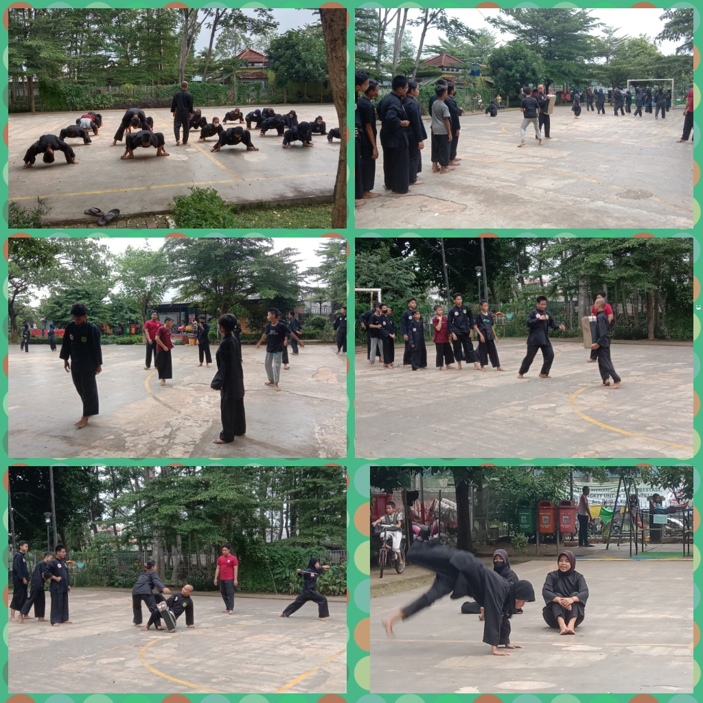 LATIHAN PENCAK SILAT SWADAYA PHS (PERISAI HATI SILIWANGI)