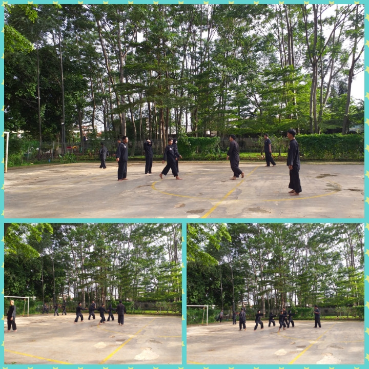 LATIHAN PENCAK SILAT SWADAYA PHS (PERISAI HATI SILIWANGI)