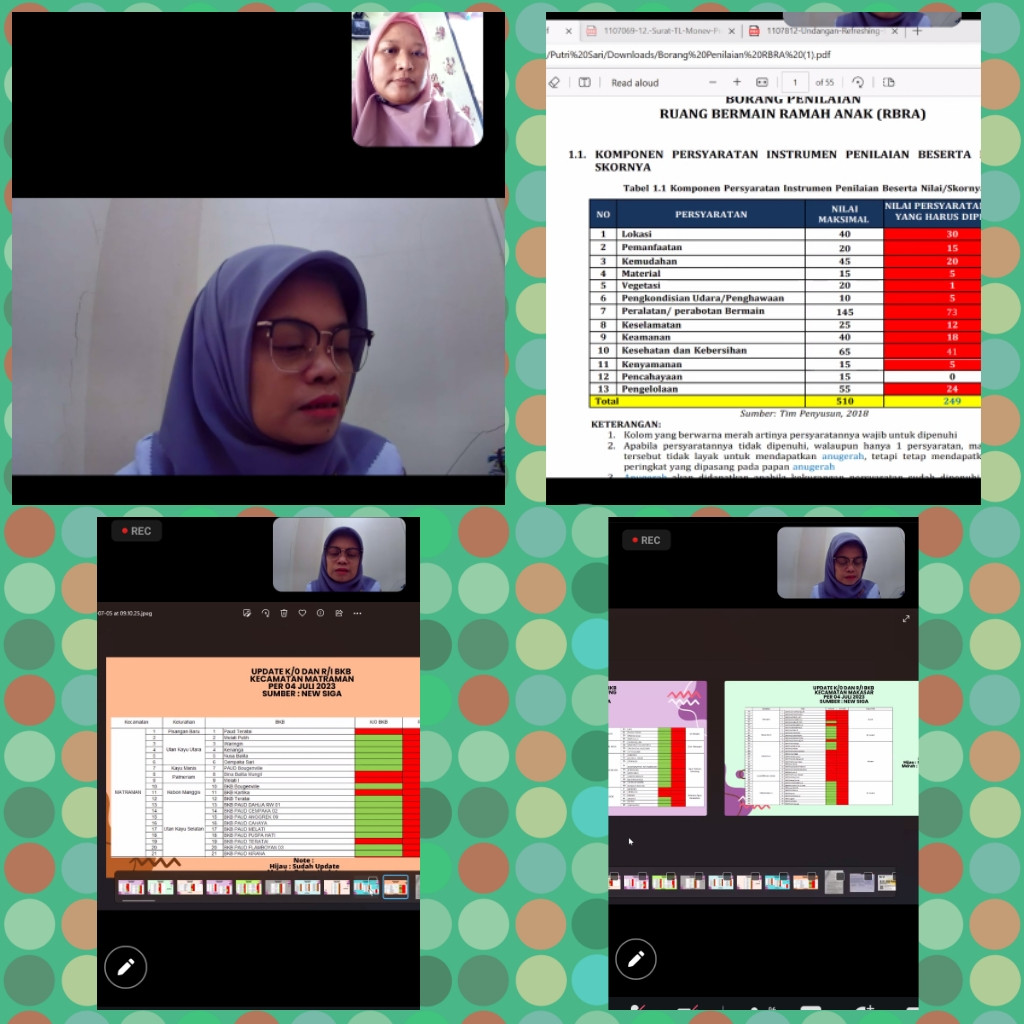 ZOOM MEETING RAKOR MONEV K/0 DAN R/1 BKB