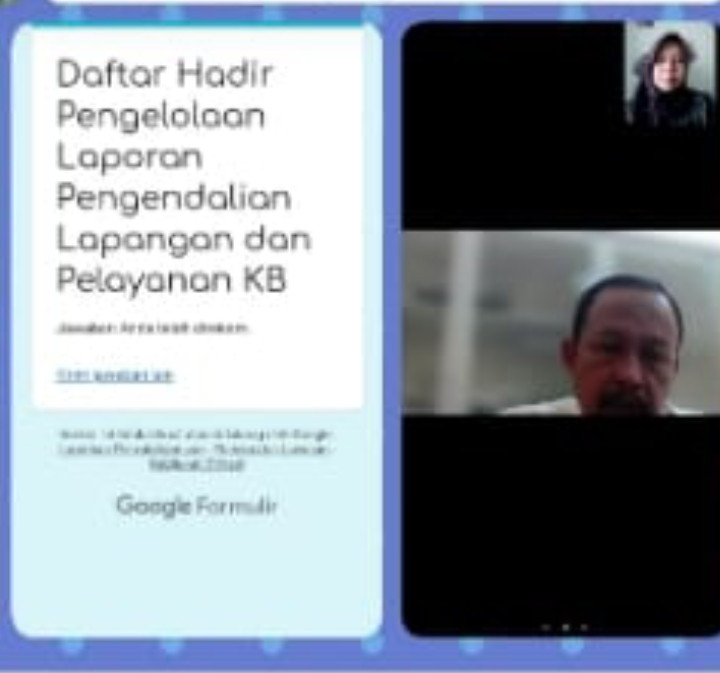 ZOOM PENGELOLAAN LAPORAN DALAP DAN PELAYANAN KB