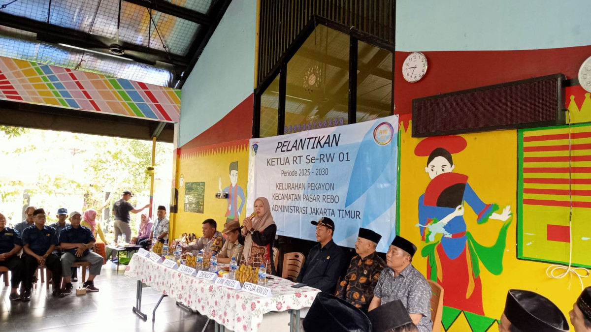 PELANTIKAN KETUA RT SE RW 01