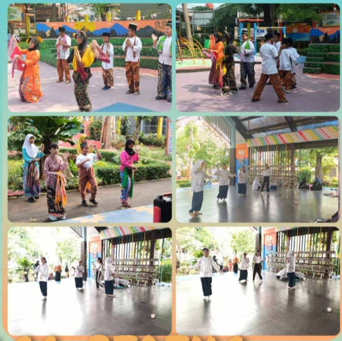 LATIHAN MENARI SD 09 DAN SMP 184