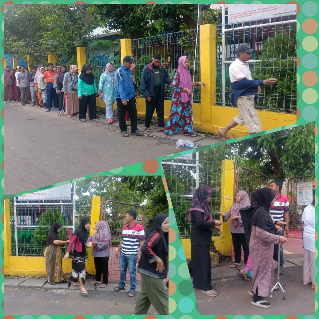 PEMBAGIAN NOMER ANTRIAN PANGAN BERSUBSIDI