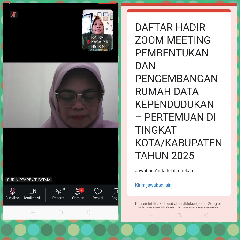 ZOOM PENGEMBANGAN RDK