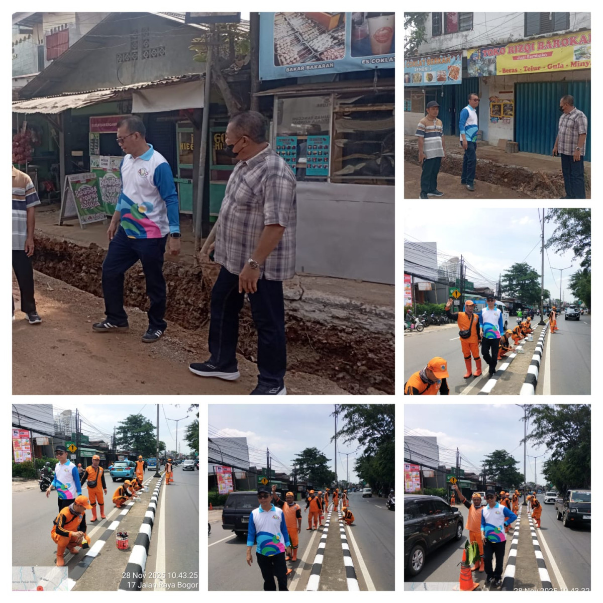 MONITORING PEMBUATAN SALURAN DAN PENGECATAN KANSTIN