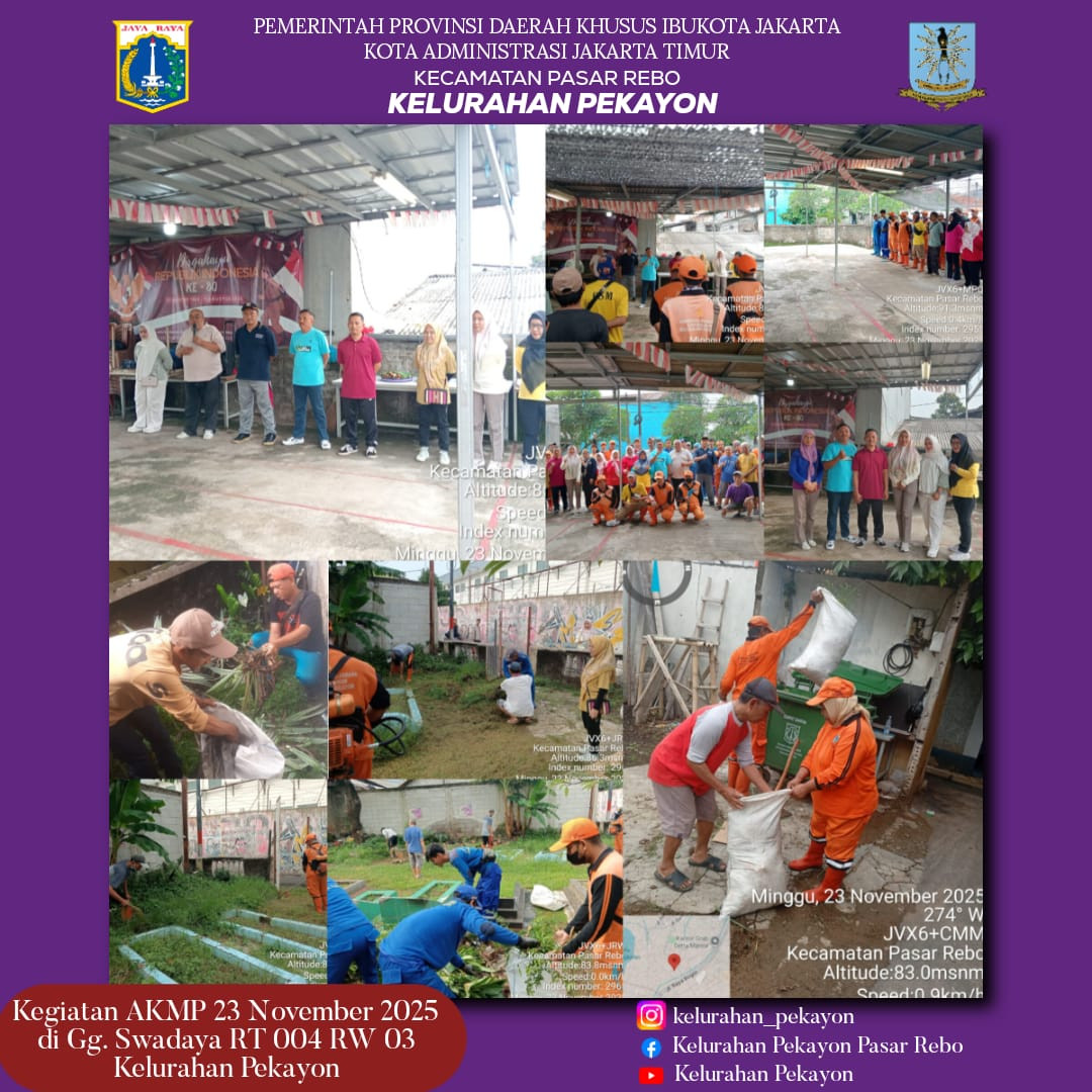 KERJA BAKTI LINGKUNGAN RT 04 RW 03