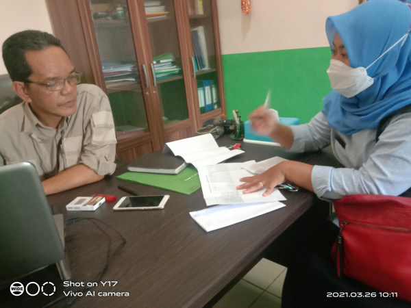 Koordinasi dengan sekertaris desa dalam percepatan penanganan ODF