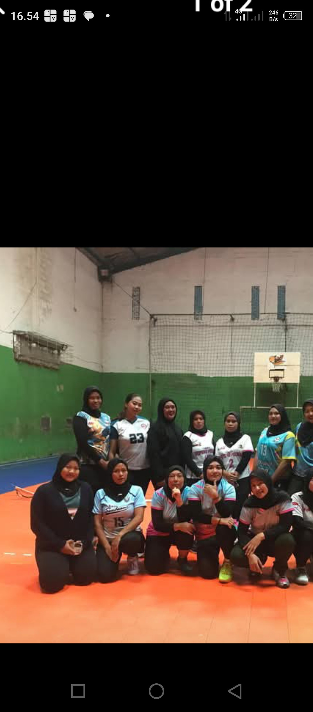 Turnamen bola voly menyambut HUT kemerdekaan RI