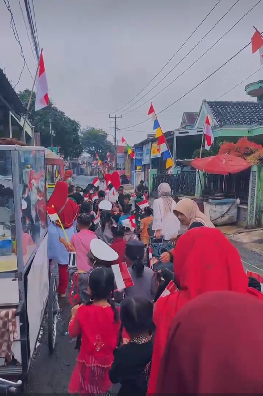 Karnaval PAUD bunga desa