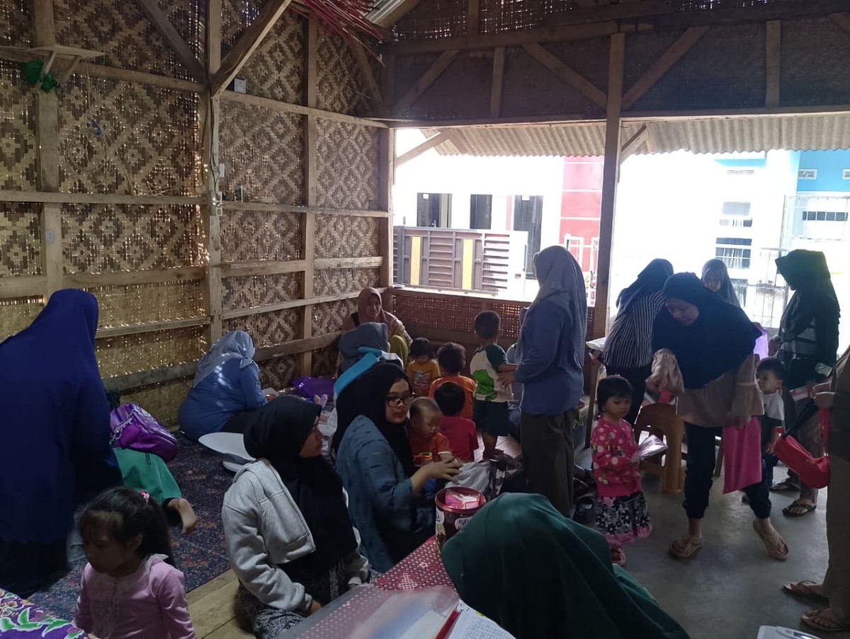 Posyandu Day (Hari penimbangan  posyandu RW 01)