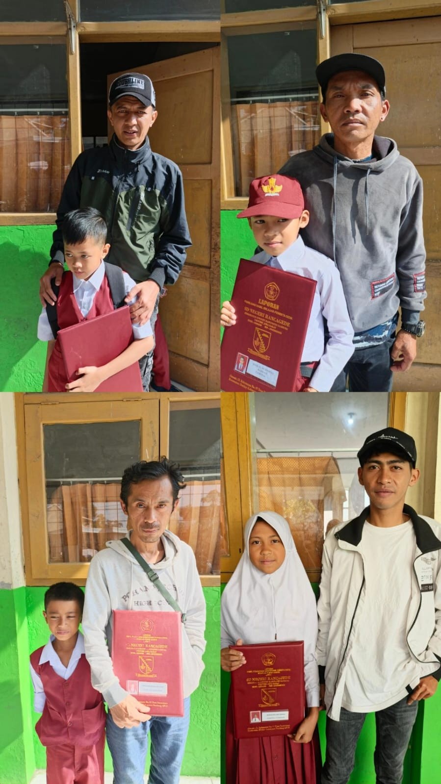 Gerakan ayah mengambil 0raport