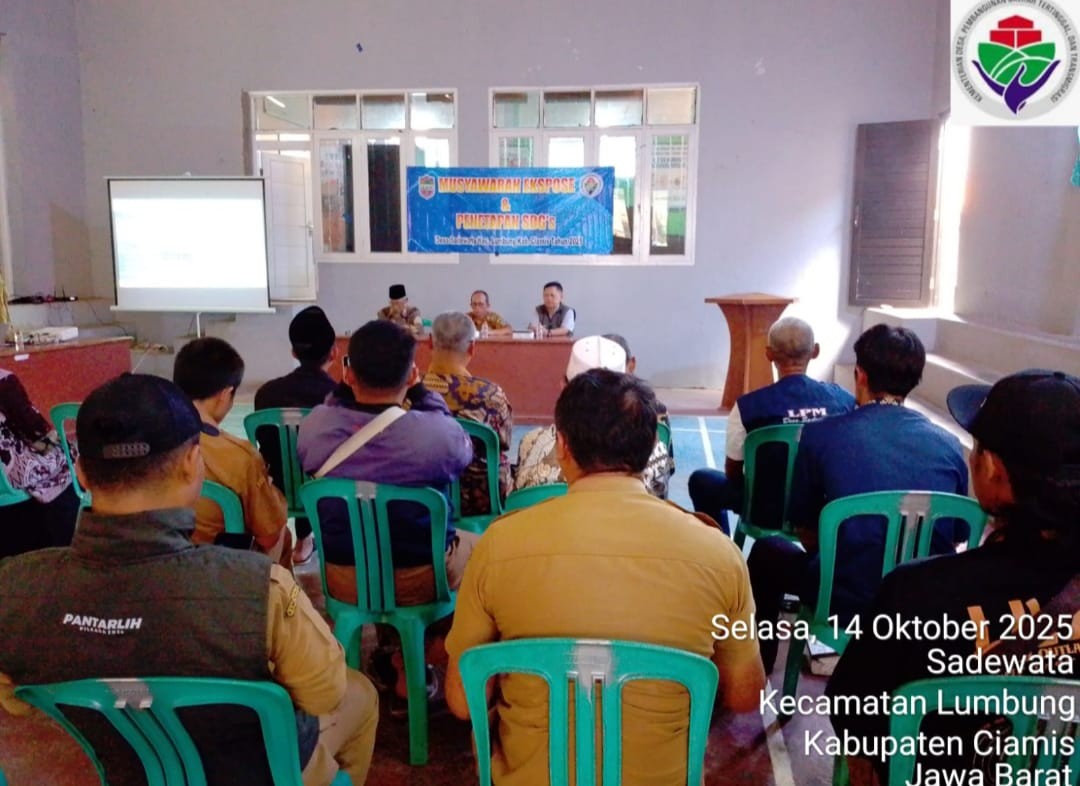 Musyawarah sosialisasi SDGs