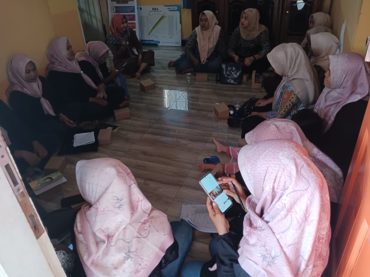 KIE Kepada Kader IMP Tentang Pencegahan, Perlindungan Perempuan dan Anak dari kekerasan