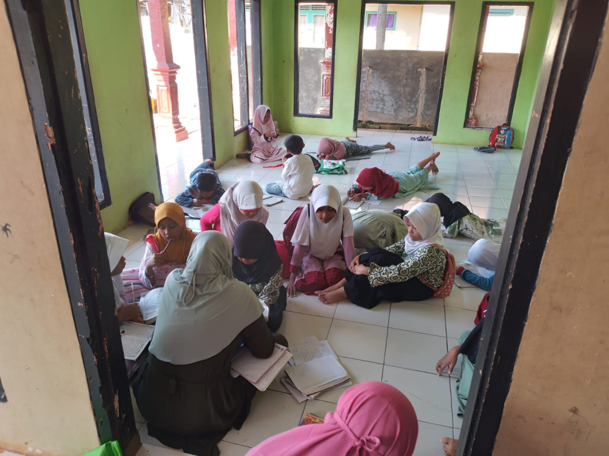 kegiatan belajar mengajar di MDA An Nur Desa Ranjeng
