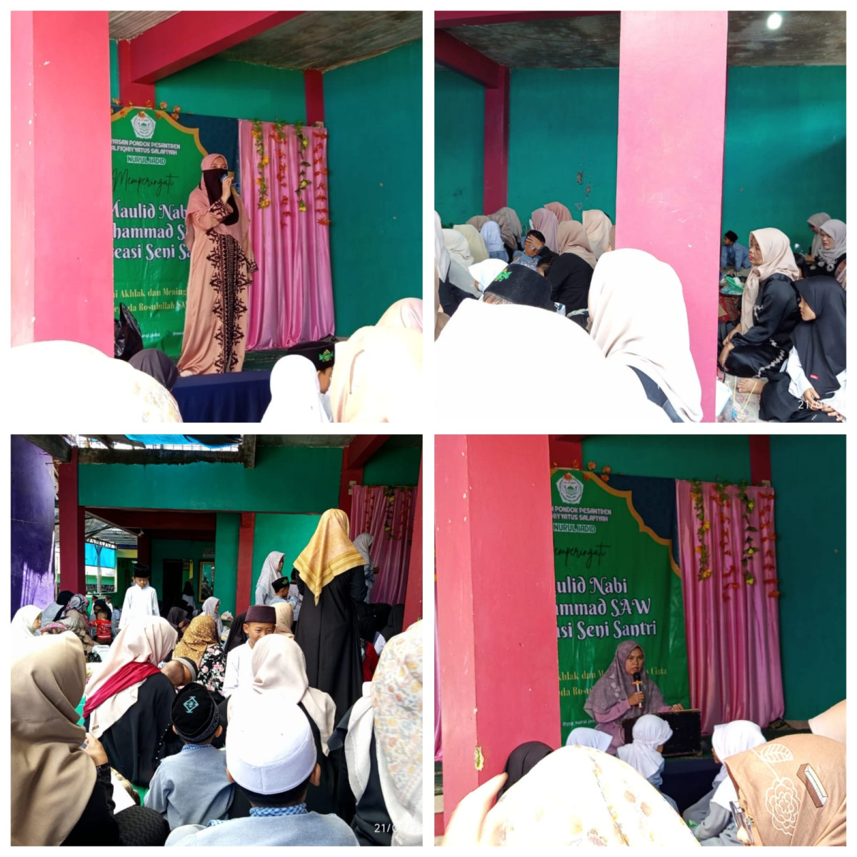 Peringatan Maulid Nabi Muhammad SAW Dan Penampilan Kreasi Seni  Santriwan Santriwati PAUD Nurul Jadid