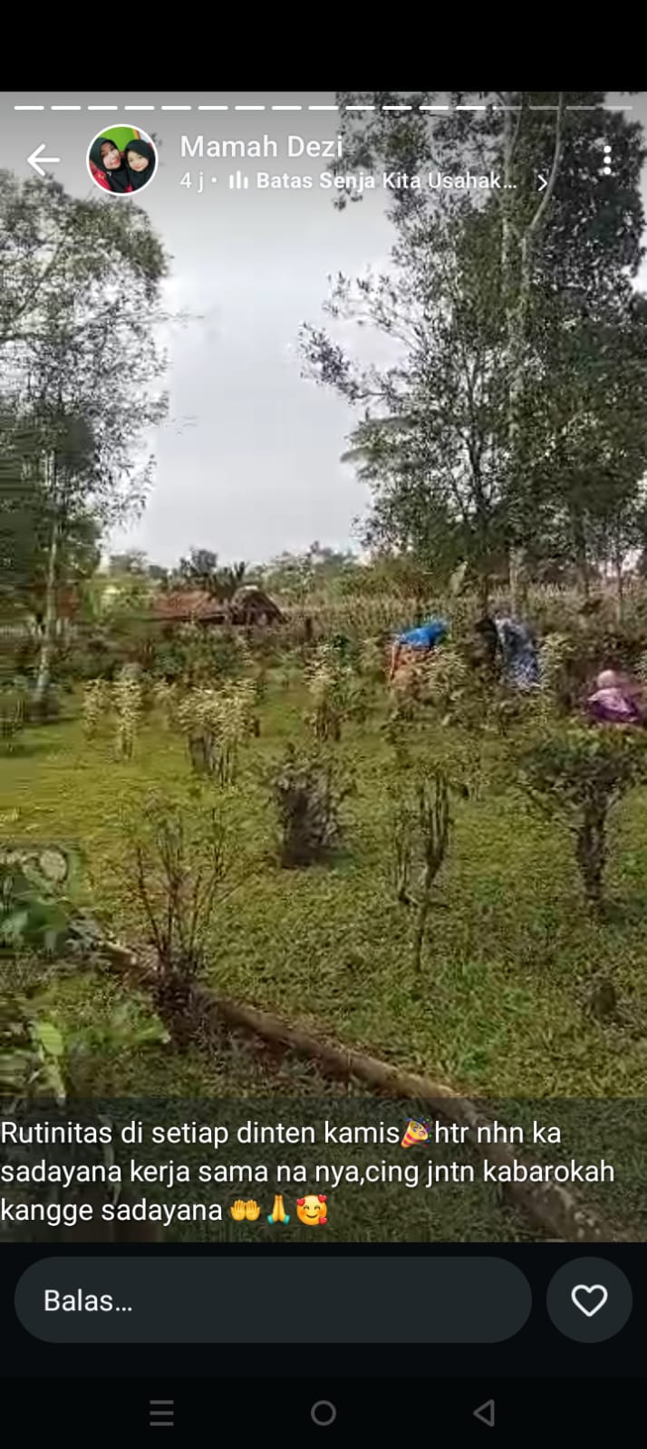 Kerja bakti makam umum