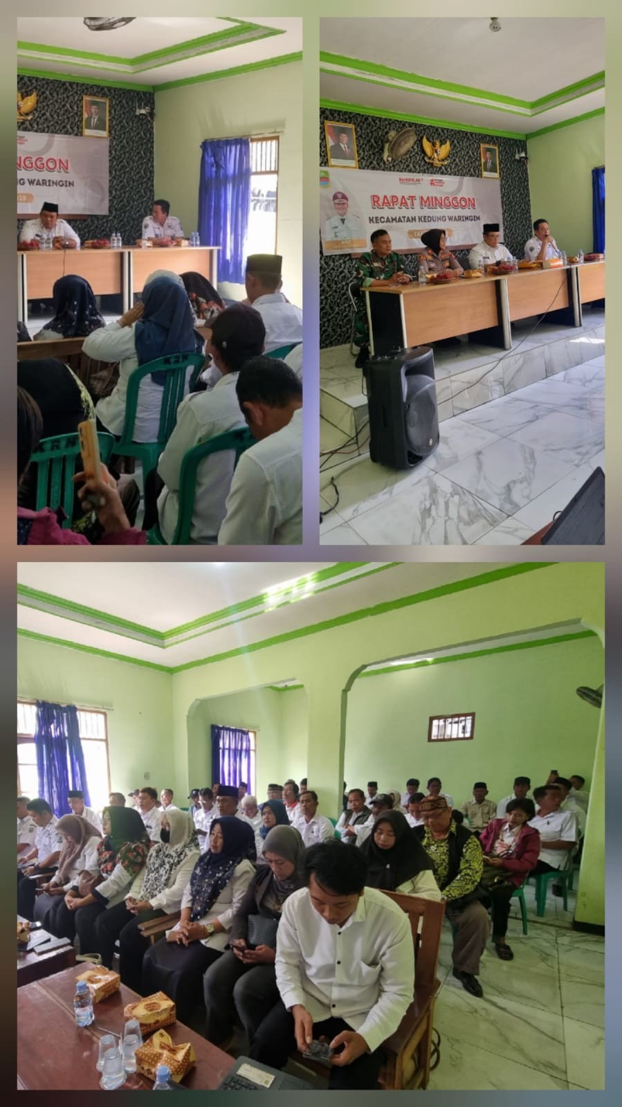 Rapat Minggon Kecamatan Kedungwaringin