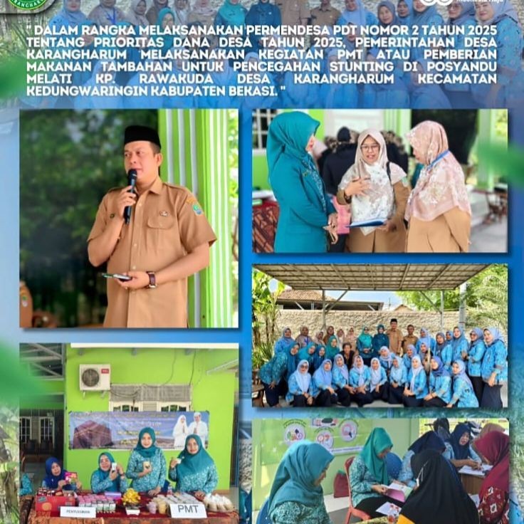 Melaksanakan Pemberian Makanan Tambahan (PMT) untuk pencegahan stunting