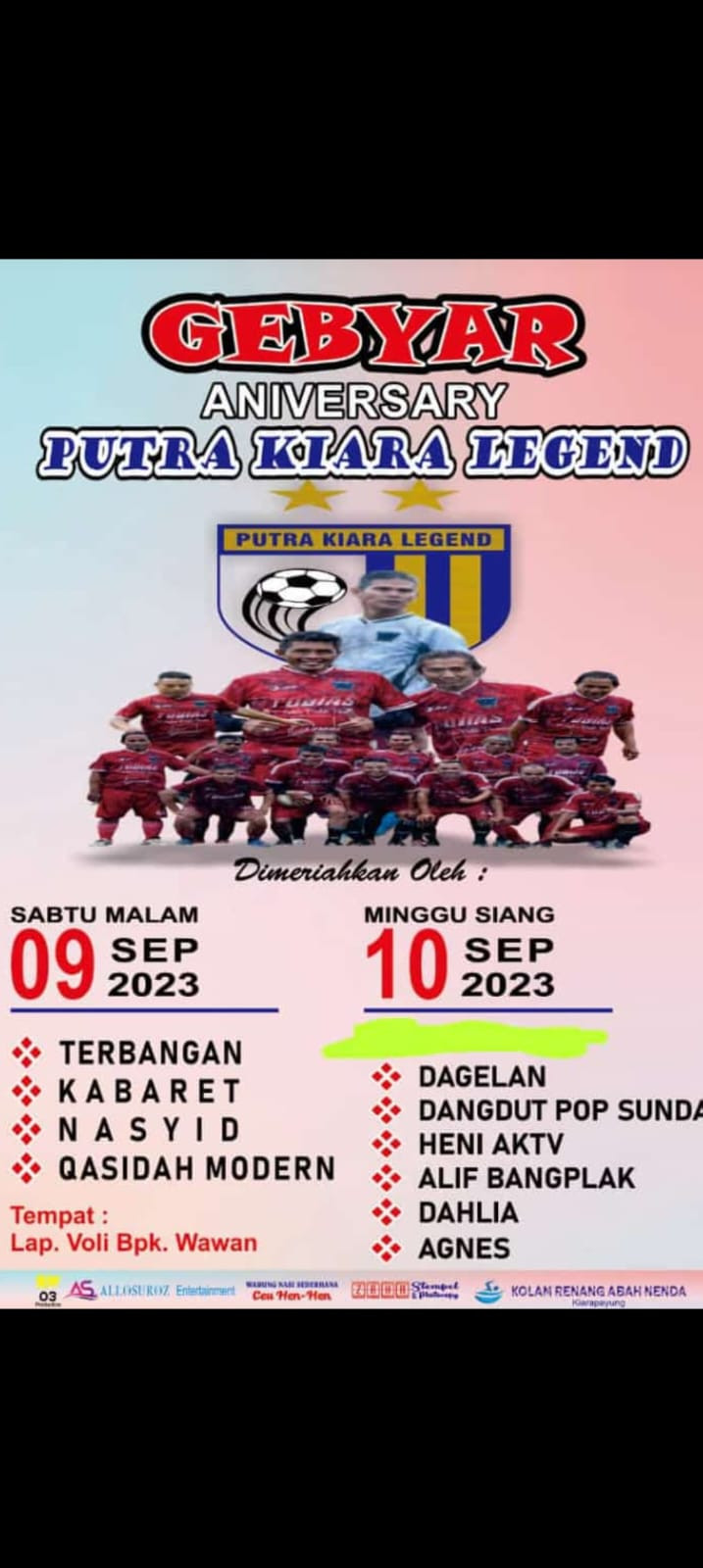 Gebyar Aniversary Putra Kiara Legend