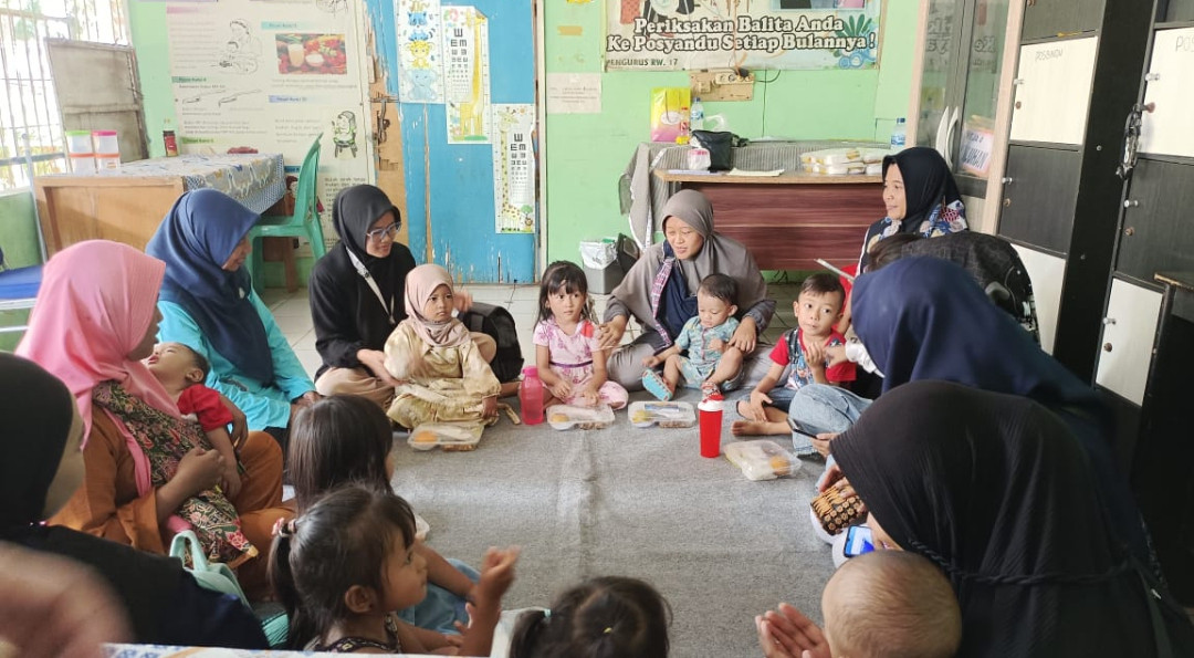 Pemberian PMT pada balita beresiko stunting