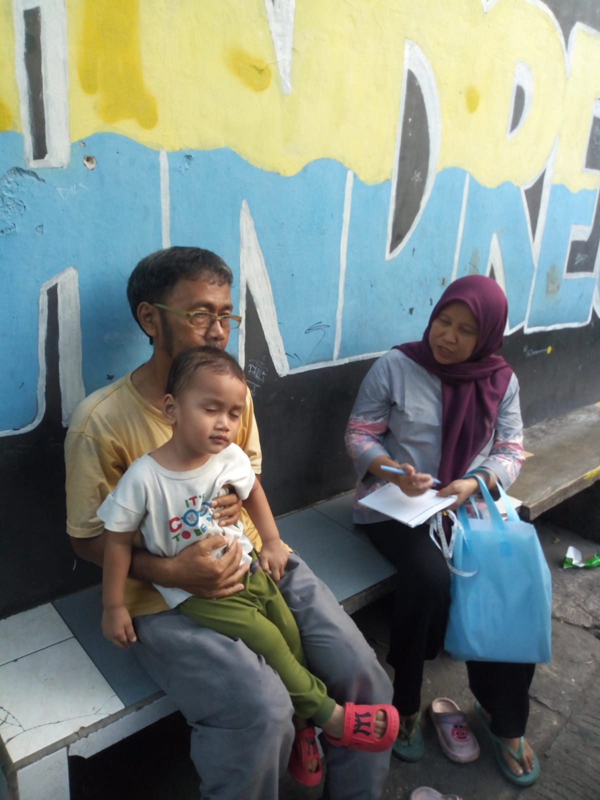 Penyuluhan BKB tentang Peran ayah di kegiatan pendampingan keluarga oleh TPK