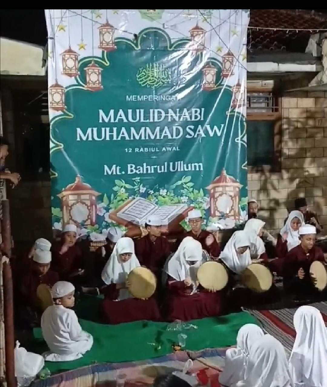Peringatan Maulid Nabi Muhammad SAW majlis Talim Bahrul Ulum