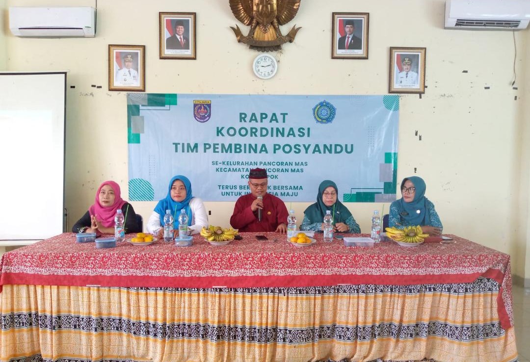 Rakor Koordinasi Tim Pembina Posyandu Kelurahan Pancoran Mas