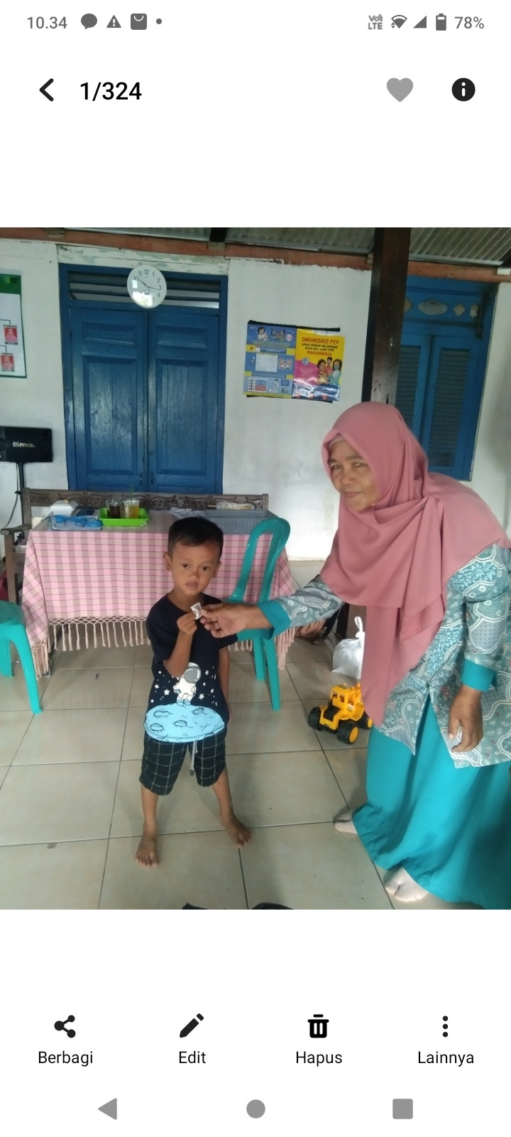 Posyandu Balita melati 1 rw 2