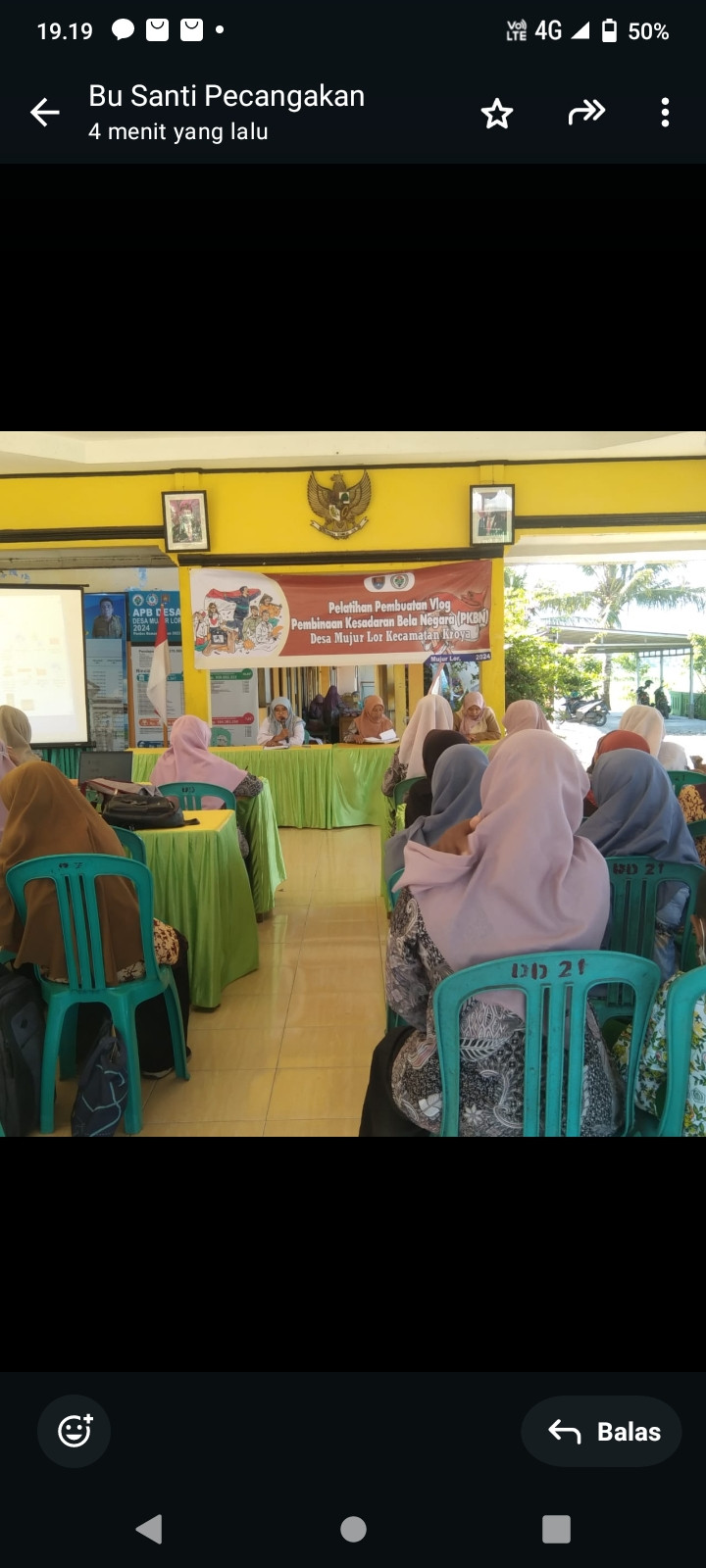 Pelatihan pembuatan Vlog pembinaan kesadaran belanegara