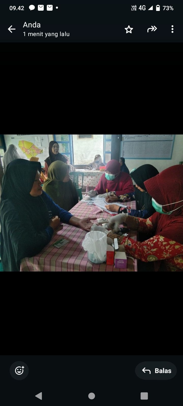 Posbindu dan cek IVA