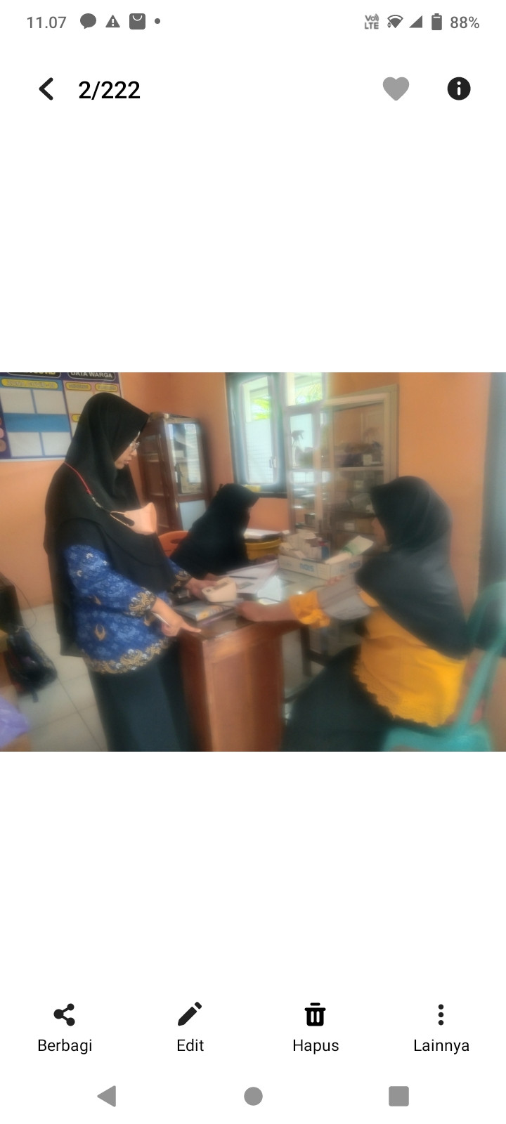 Cek kesehatan rutin hari selasa