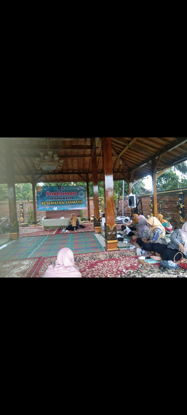 Pertemuan pkk desa ,sosialisasi STBM