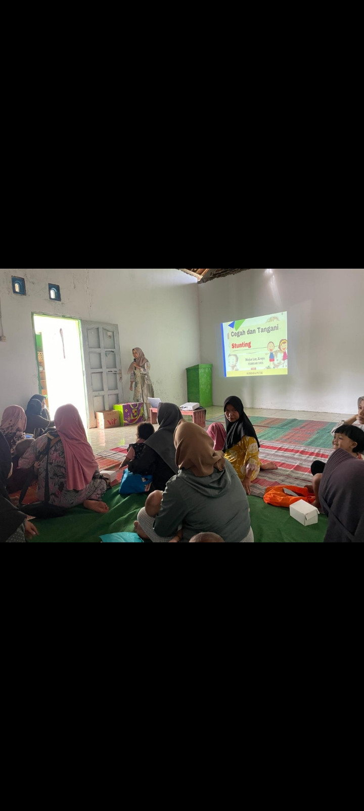 Posyandu Balita Melati3 rw 4 ada sosialisasi stunting