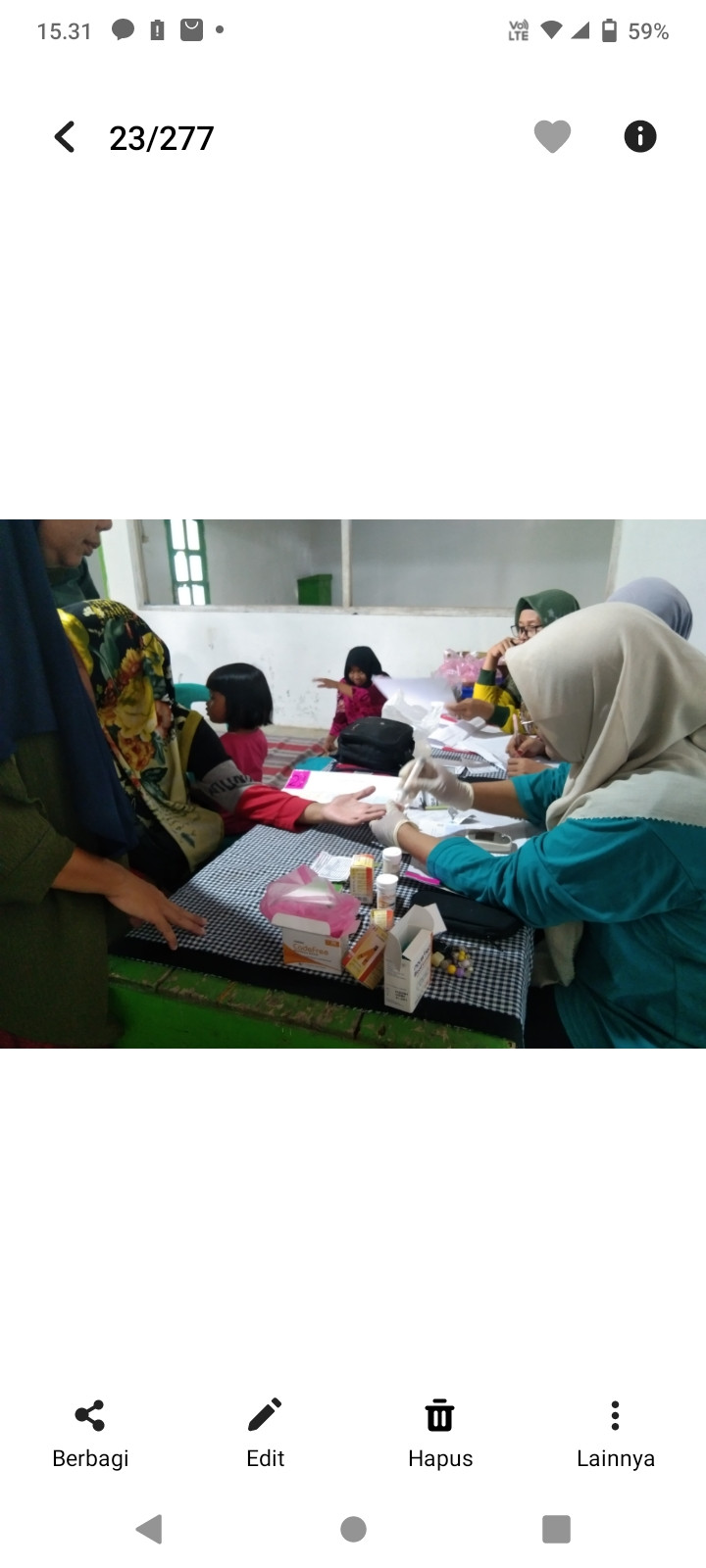 Posbindu dan cek IVA