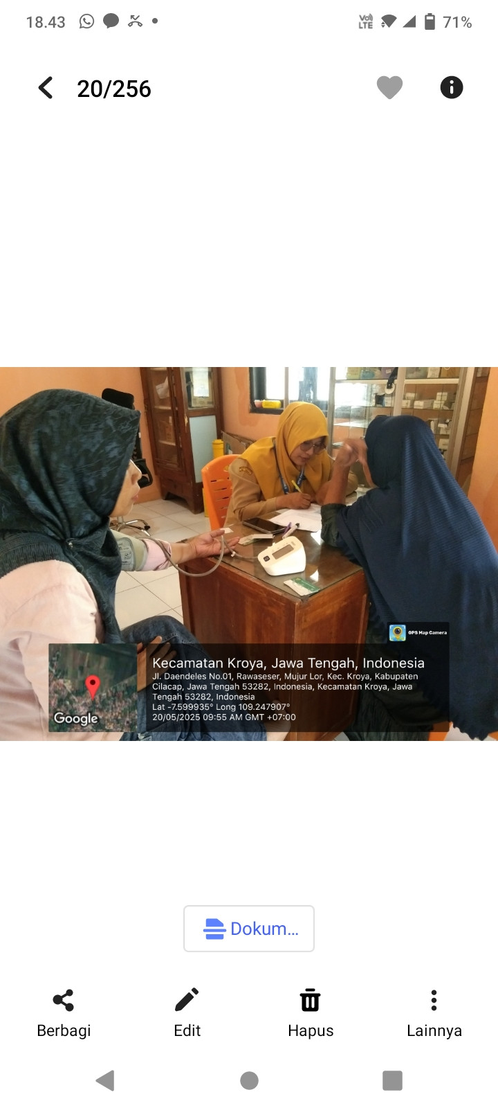 Pelayanan pengobatan rutin tiap hari selasa