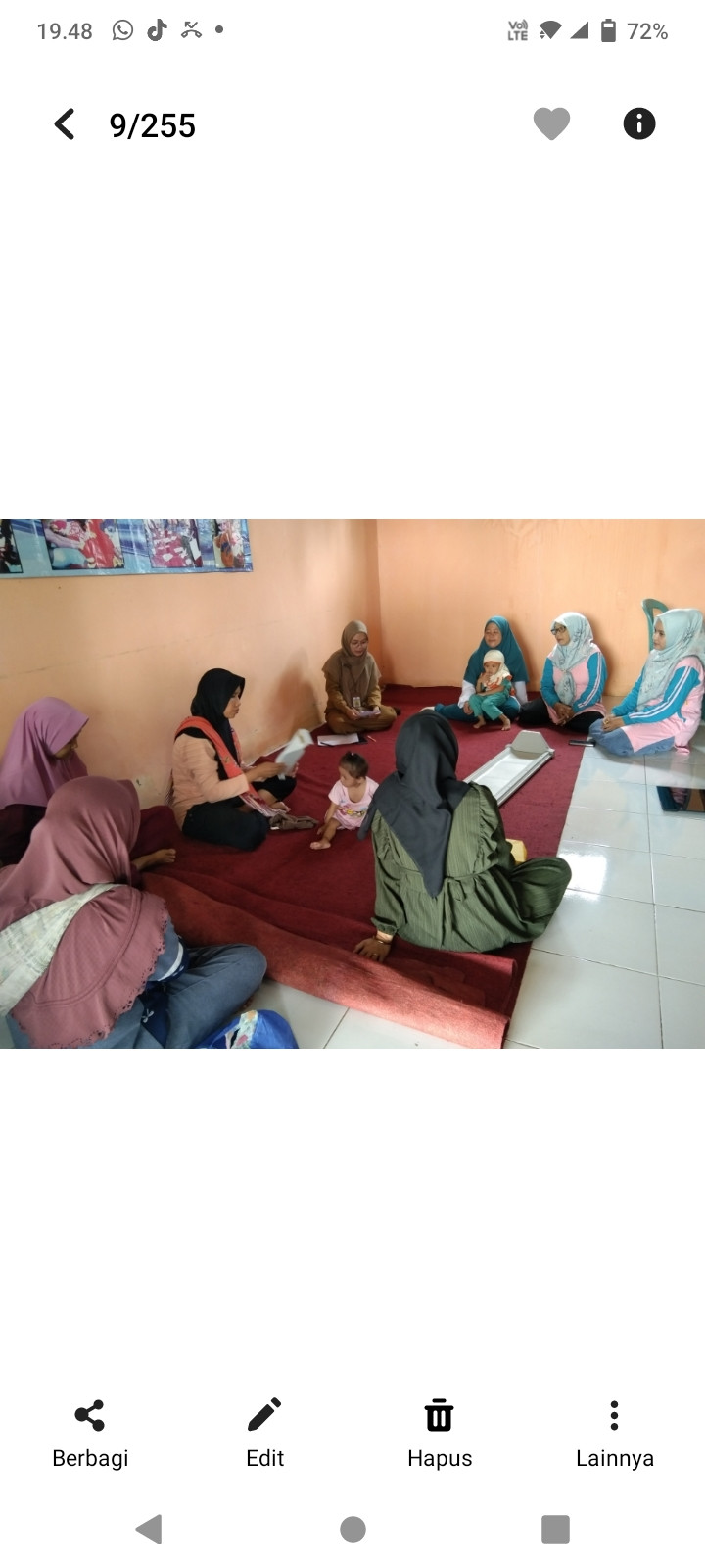 Pendampingan pemberian PMT Balita dan BumilKEK minggu ke 8